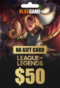 League Of Legends NA 50$ Gift Card